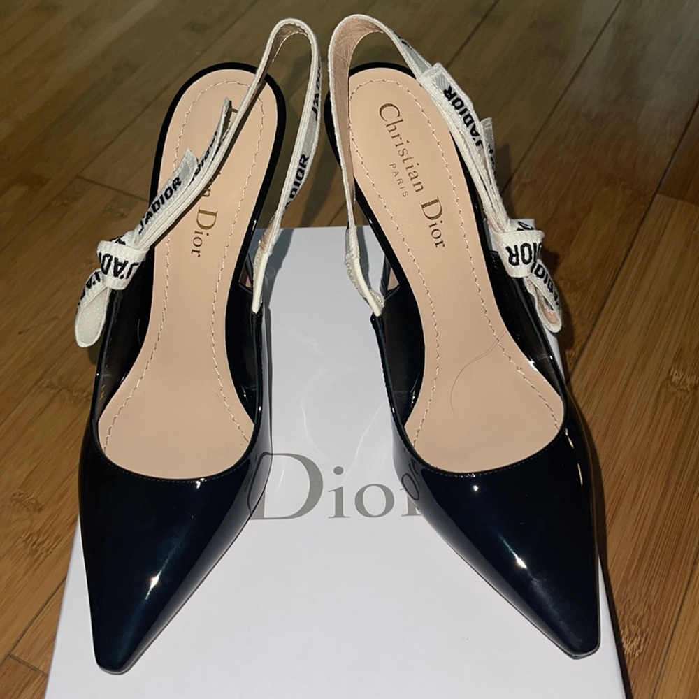 Brand new Dior Patent calf heels.
